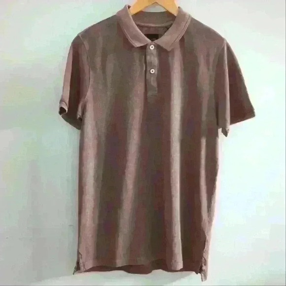 ONLY & SONS Other - ONLY & SONS | Men's Brown Washed Onstravis Slim  SS Cotton Polo